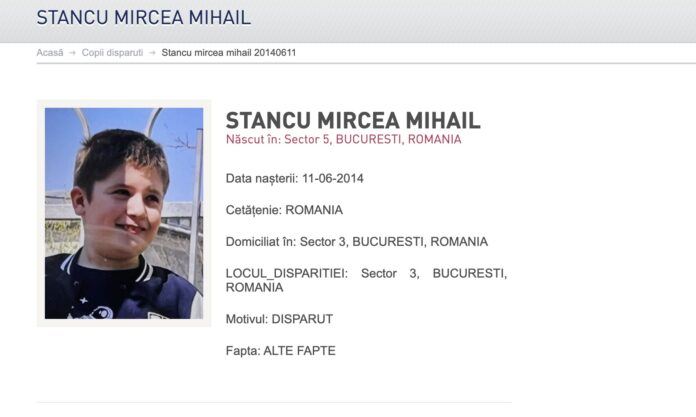Alertă: Copil de 11 ani dispărut în Sectorul 3 al Capitalei