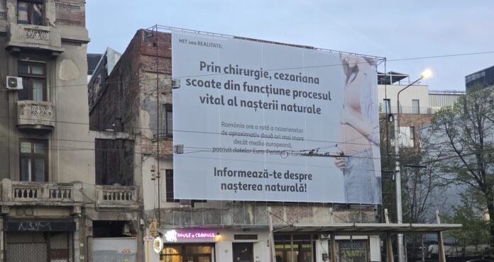 ANPC a aplicat amenzi de aproape 6.000 de euro pentru panourile anti-cezariană din București