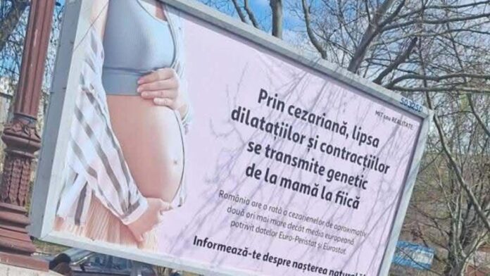 Ciprian Ciucu: Panourile publicitare cu mesaje anti-cezariană vor fi demontate la solicitarea Primăriei Capitalei