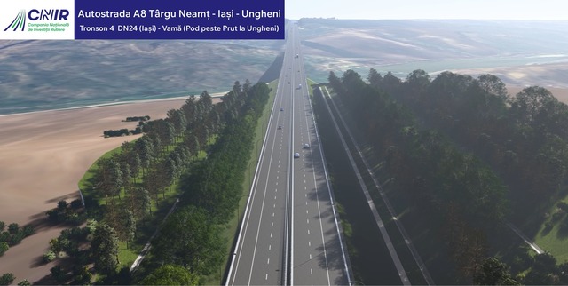 CNIR desemnează constructorul pentru ultimul tronson al Autostrăzii Unirii, incluzând primul segment de autostradă de peste Prut, contract de 3,57 miliarde lei fără TVA