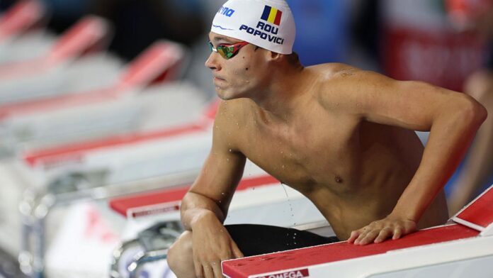 David Popovici câștigă a doua medalie de aur la Campionatul Național de Înot