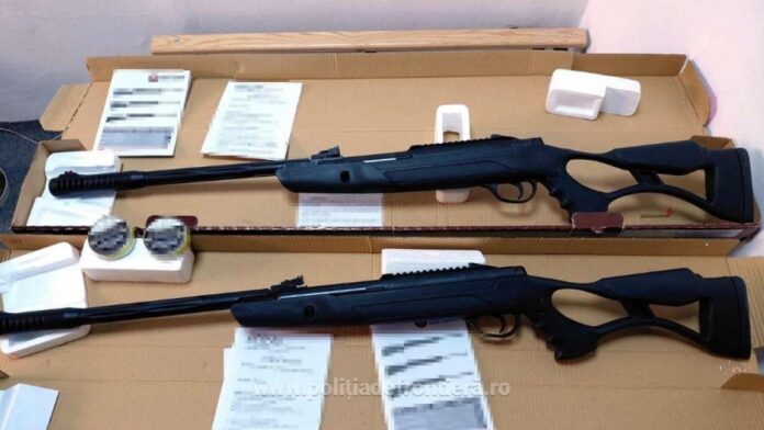 Descoperire polițienească pe Aeroportul Cluj-Napoca: arme cu aer comprimat și 400 de proiectile în colete