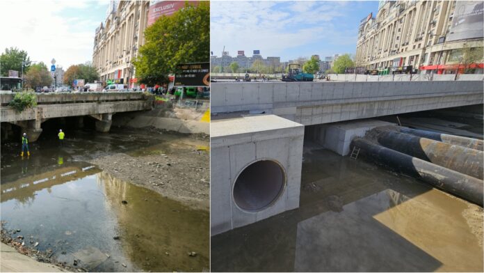 FOTO | Schimbarea la față de la Hanul lui Manuc, după 10 luni de lucrări la Planșeul Unirii. Restricțiile de circulație de aici vor fi scoase curând