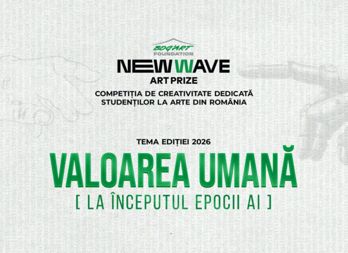 Fundația Bog’Art oferă premii de 10.000 de euro la NEW WAVE Art Prize, ediția 2026: Inteligența artificială, temă de concurs pentru studenții la arte