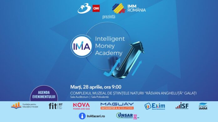 INTELLIGENT MONEY ACADEMY: Agenda evenimentului – O zi cu 200 de antreprenori, 20 de speakeri de top și 5 workshopuri