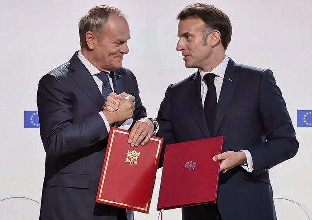 Macron și Tusk dezbat disuasiunea nucleară la Gdansk pentru o Europă mai puternică
