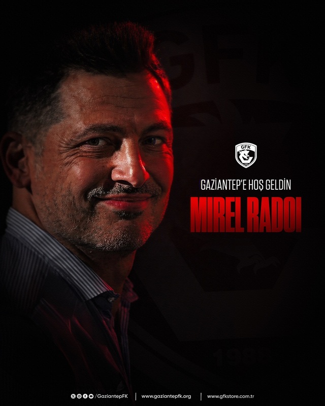 Mirel Rădoi a preluat conducerea tehnică a echipei Gaziantep FK și va pregăti trei jucători români