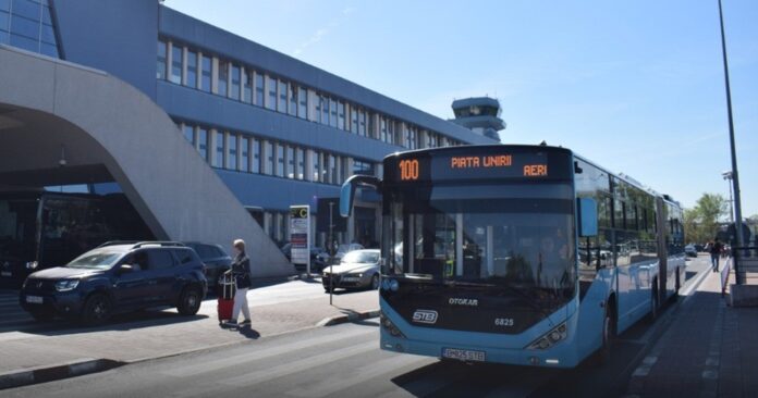 Modificări în traseele STB: Autobuzele 100 și 442 nu mai opresc în stația „Aeroport Henri Coandă Sosiri” din cauza lucrărilor la terminal