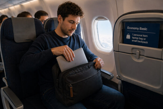 O companie aeriană majoră reduce prețurile biletelor pentru pasagerii care călătoresc doar cu bagaje foarte mici