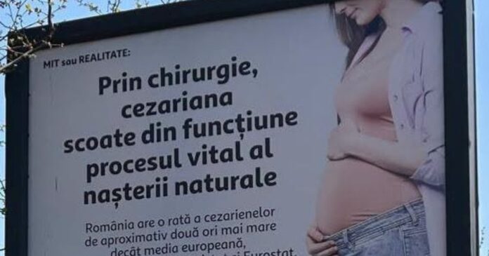 Panourile publicitare cu mesaje anticezariană din București vor fi demontate, anunță Primăria Capitalei
