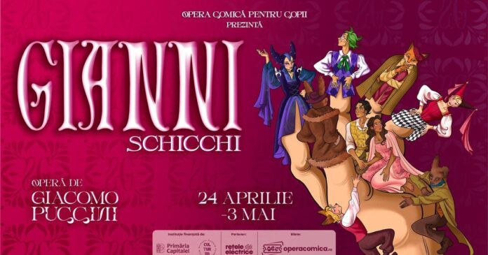 Premiera Operei Comice pentru Copii: 'Gianni Schicchi' de Giacomo Puccini, în regia lui Cristian Mihăilescu