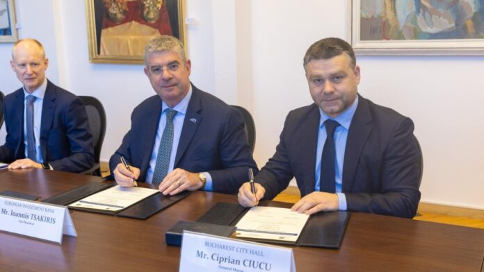 Primarul Ciprian Ciucu anunță contract de 265,6 milioane de euro cu Banca Europeană de Investiții pentru modernizarea transportului public din București