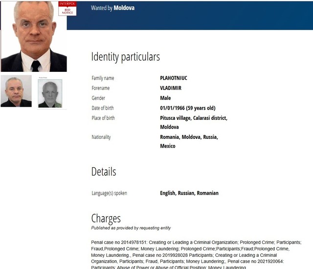 Republica Moldova - Oligarhul Vladimir Plahotniuc, condamnat la 19 ani de închisoare pentru frauda bancară