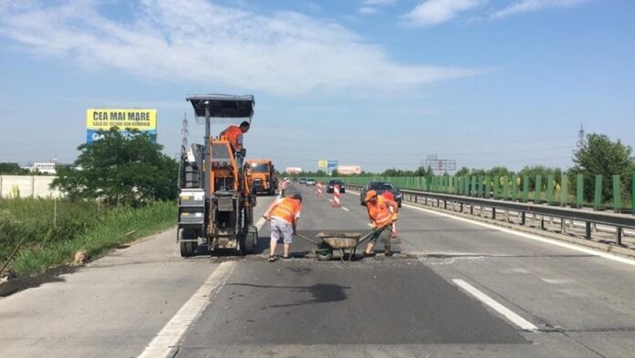 Restricții temporare de circulație joi pe Autostrada A2, la Nodul Rutier Drajna, pentru reparații la carosabil