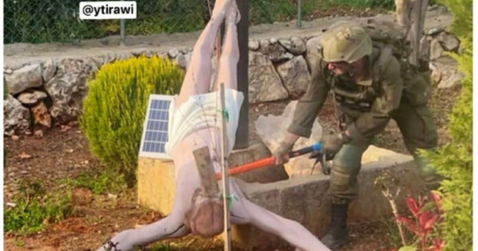 Soldatul israelian care a deteriorat o statuie a lui Iisus în Liban va fi reţinut 30 de zile