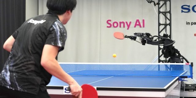 Sony a dezvoltat un robot capabil să rivalizeze cu jucătorii profesioniști de tenis de masă