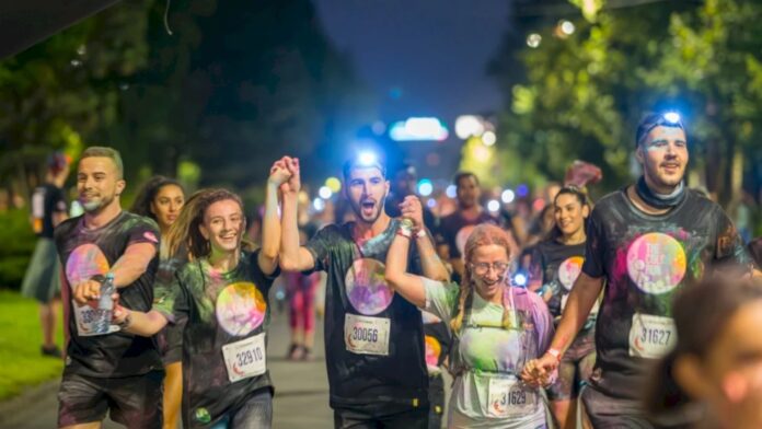 The Color Run 2026 revine pe Bulevardul Unirii, în weekend: traseul cursei din București
