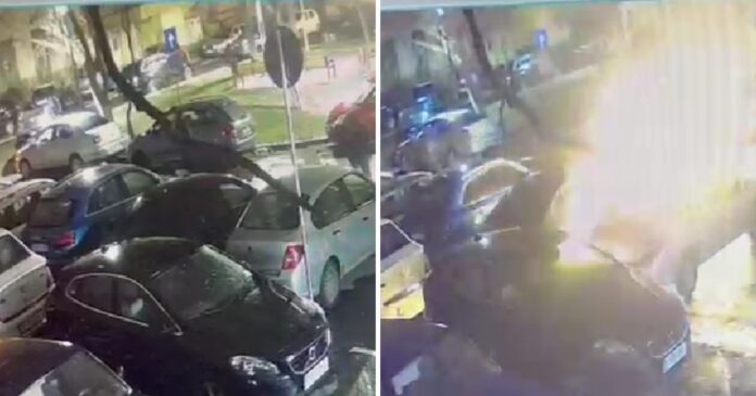 Trei persoane din București, trimise în judecată după ce au incendiat mașina unui bărbat în Sectorul 2