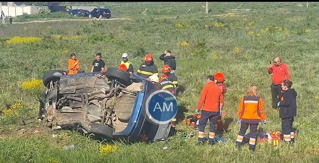 Accident grav pe centura municipiului Drobeta Turnu Severin: două mașini s-au ciocnit violent, o femeie în stare critică