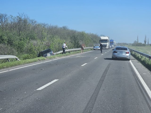 Accident rutier pe DN 6 în județul Dolj: Trafic blocat între Coșoveni și Leu