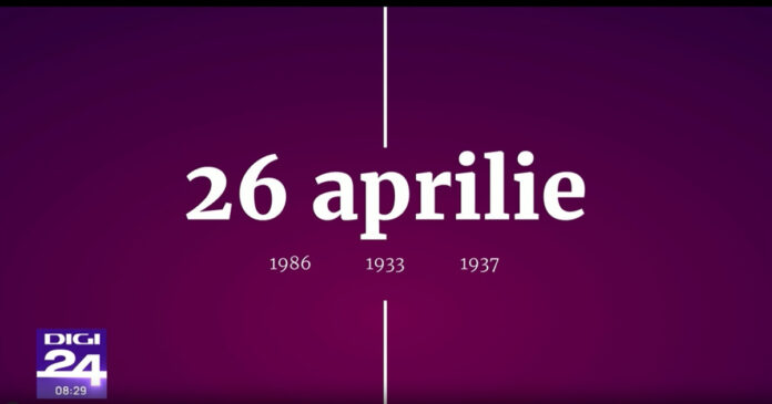 Digistoria – Cele mai importante evenimente istorice petrecute pe 26 aprilie