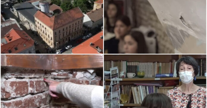 Educație printre mucegai și igrasie: Liceul de elită din Timișoara unde elevii poartă măști și ajung la medic din cauza condițiilor insalubre