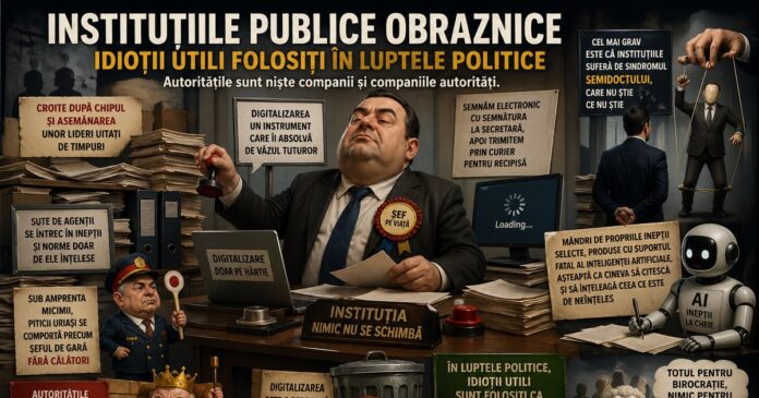 Instituțiile obraznice, dosarul cu șină electronică și sindromul „Vintage”, sau cum a devenit absurdul noua normă administrativă