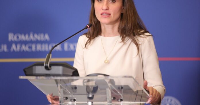 Ministra Oana Țoiu l-a convocat la sediul MAE pe ambasadorul Rusiei la București, după prăbușirea unei drone rusești în Galați
