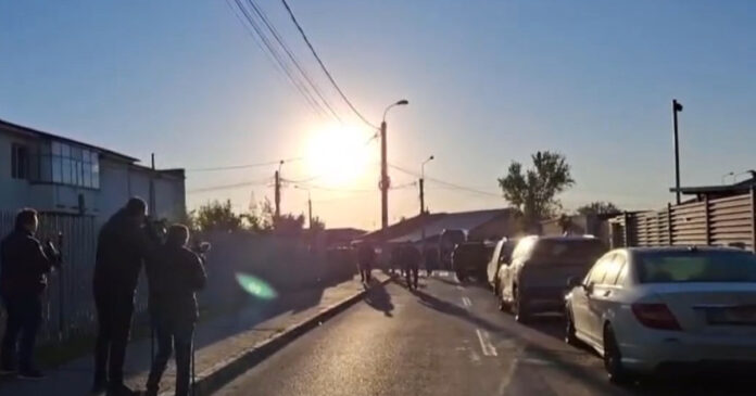 Primele imagini cu locul din Galați în care au căzut fragmente de dronă. MApN: „Este un incident grav”