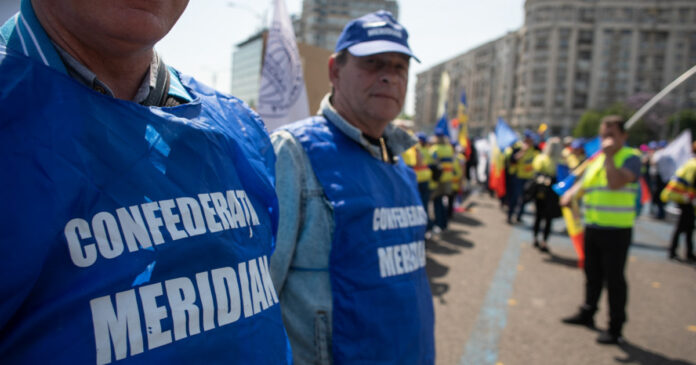 Protest marți în Piața Victoriei: Mii de sindicaliști, nemulțumiți de măsurile guvernamentale, organizați de Confederația Meridian