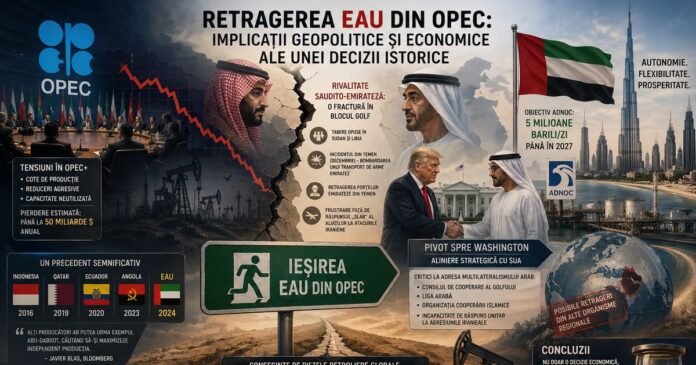 Retragerea Emiratelor Arabe Unite din OPEC: Implicații Geopolitice și Economice ale unei Decizii Istorice