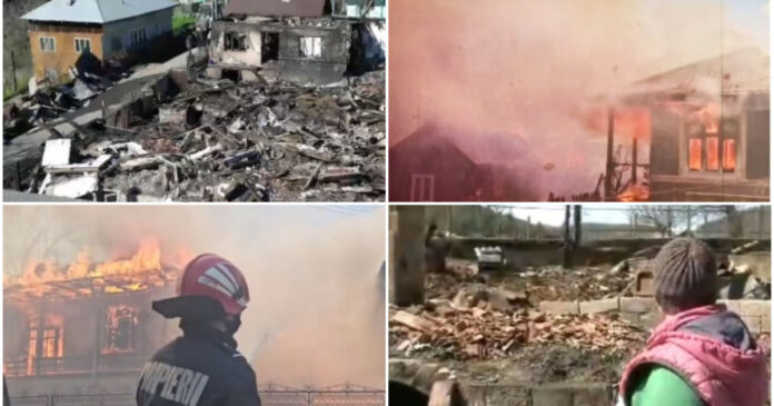 Urmările incendiului devastator din Vrancea: zeci de gospodării mistuite și mărturii sfâșietoare