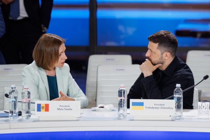 Zelenski, după întrevederea cu Maia Sandu la Kiev: „Ucraina și Moldova merg împreună spre UE și își consolidează cooperarea de securitate”